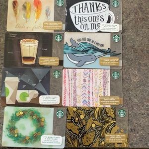 Starbucks’s cards new unused